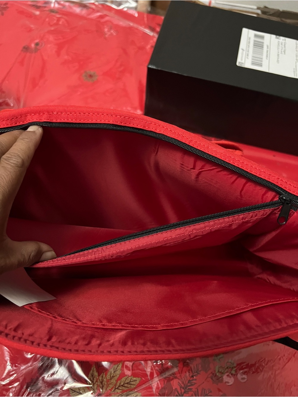 Vintage Ikea 1999 Messenger Bag Red Shoulder Bag Laptop Travel/Work - Picture 8 of 15